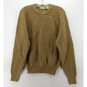 VINTAGE St Johns Bay Sweater Medium Fisherman Ribbed Chunky 80s NEW
